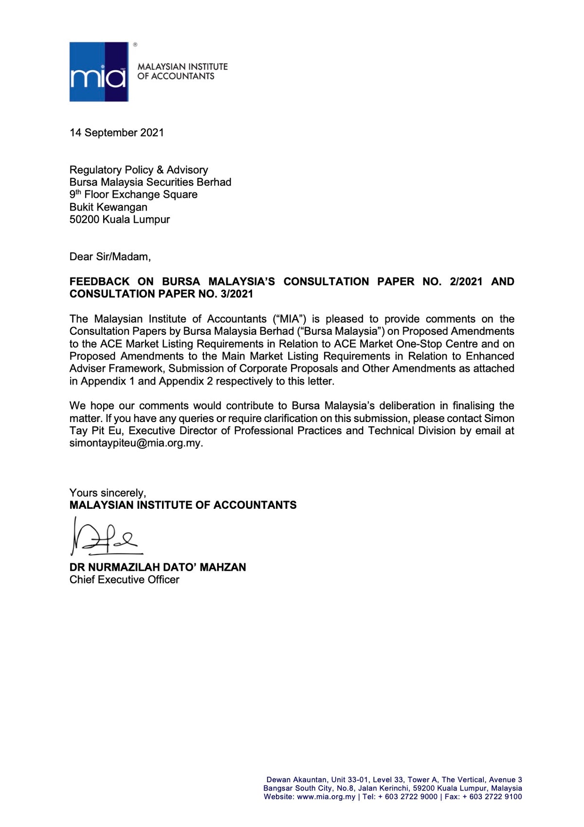 Consultation Paper No. 3_2021-Proposed Amendments to the Main Market Listing Requirements (14 Sep 2021)
