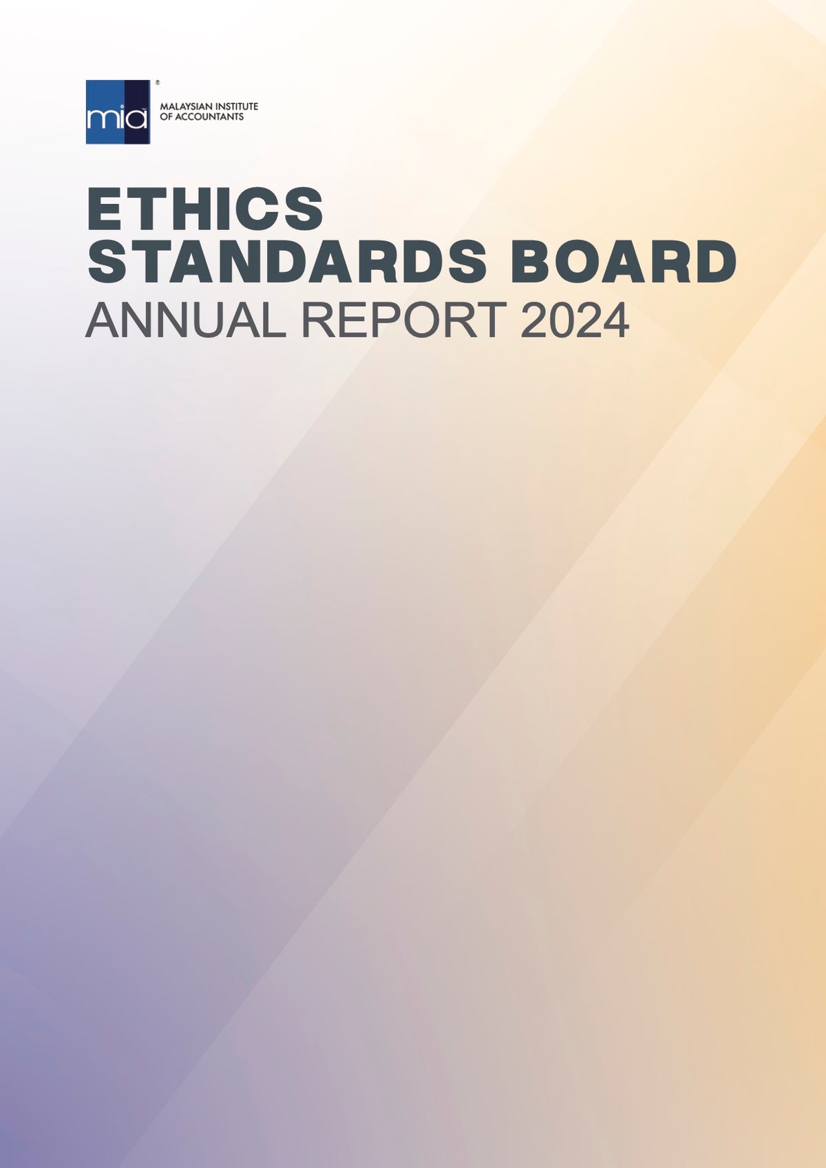 Ethics Standards Board (ESB) Annual Report 2024