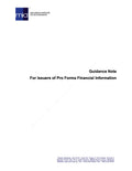 Guidance Note For Issuers of Pro Forma Financial Information (1 Jun 2020)