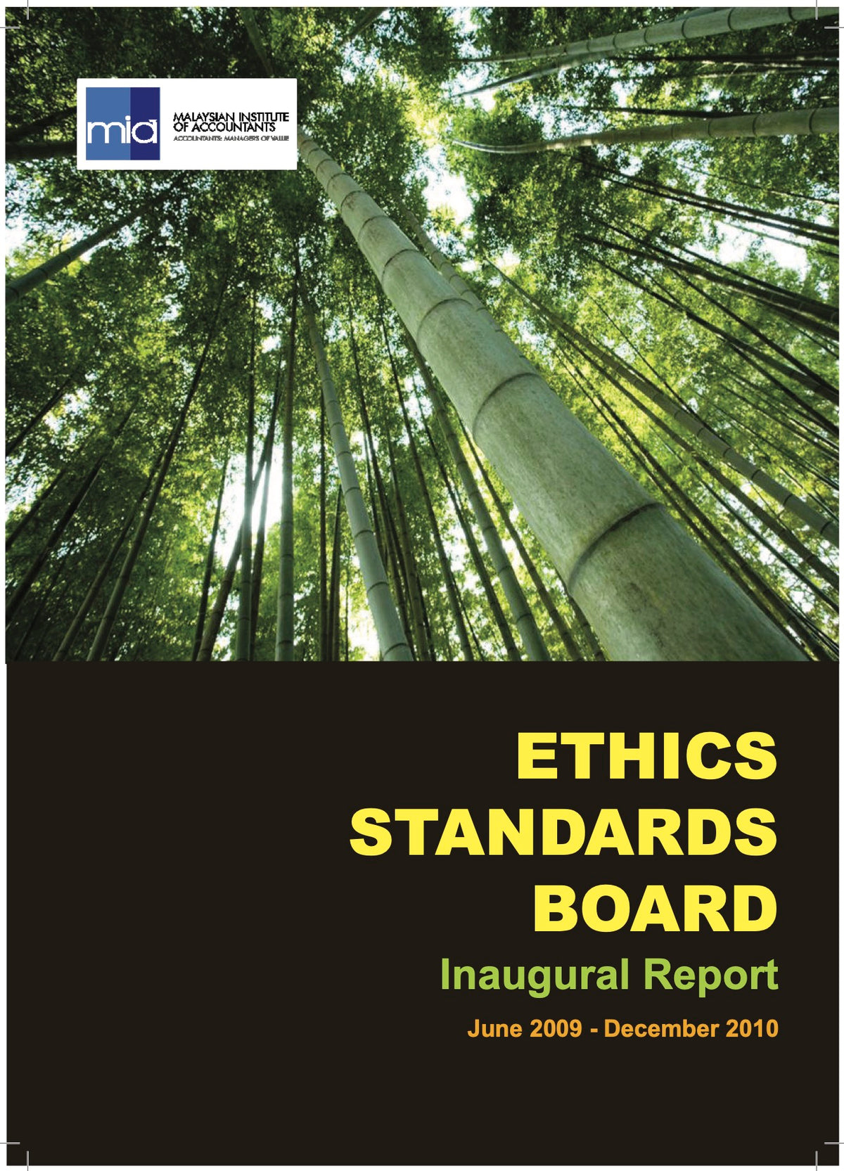 ESB Inaugural Report 2009-2010
